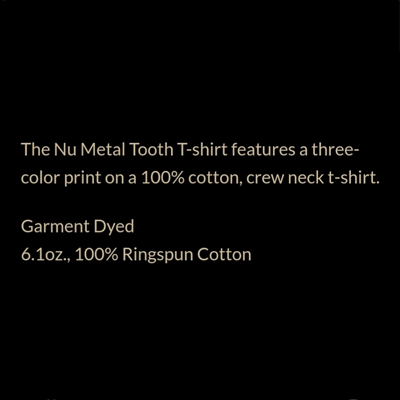 NWOT boygenius Nu Metal Tooth T-shirt, unisex size 4XL 🦷 - Picture 5 of 6